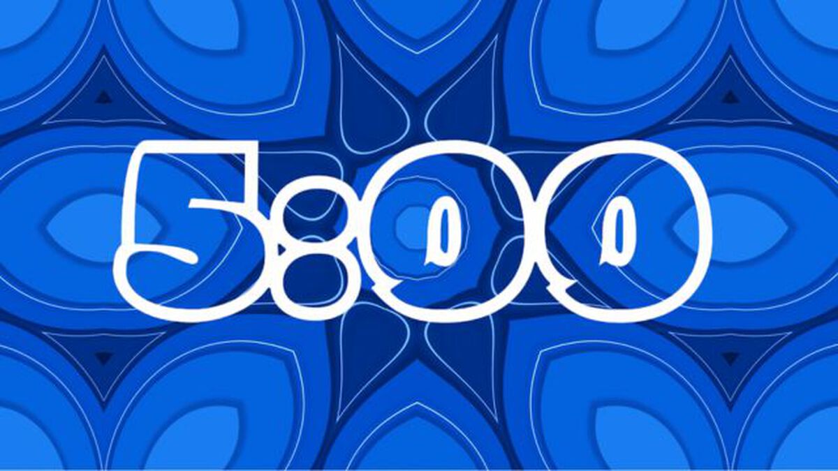 Blue Mosaic Countdown image number null